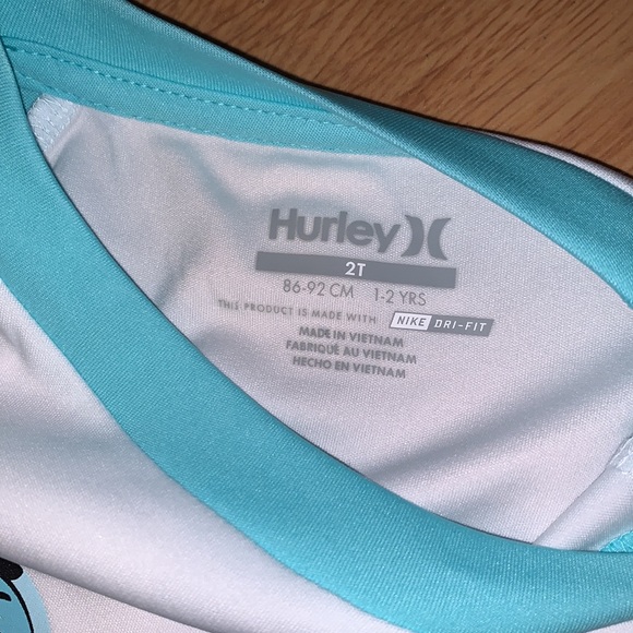 NWT Hurley 2 Piece Set - Shirt and Shorts (UPF 50+ made with Nike Dri-Fit) , 2T - Picture 5 of 8